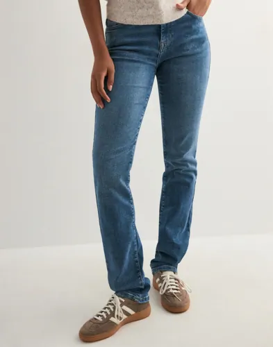 ONLY Onlsui Mid Slim Dnm DIA451 Noos slim fit jeans dam – bild 3
