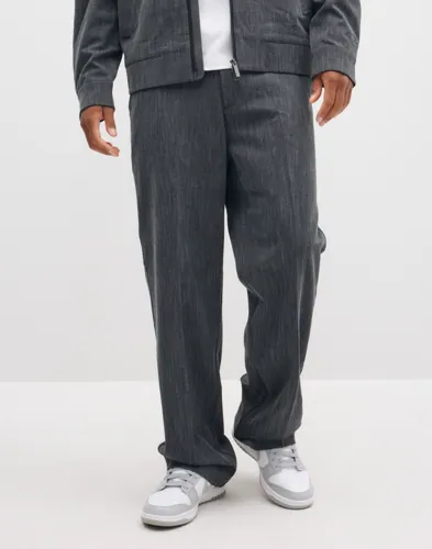 Herringbone Tailored Pants Kostymbyxor