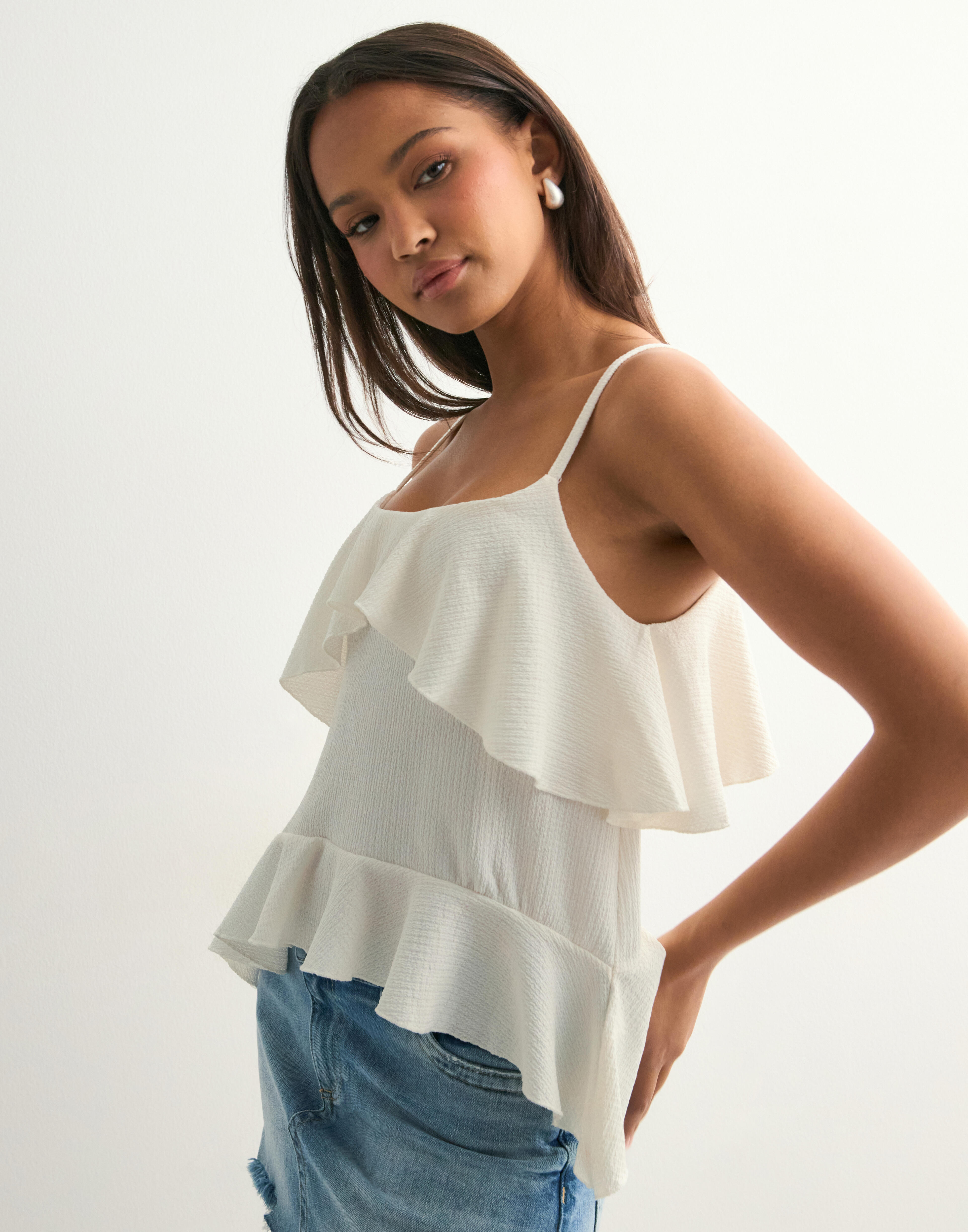 cute ruffle tops