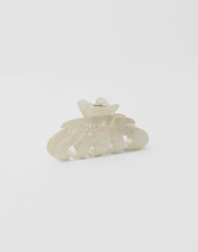 BECKSÖNDERGAARD - Hvid - Marbie Magnolia Hair Claw