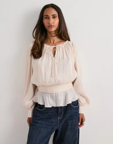 Vero Moda - Rosa - Vmelisa Ls Detail Top Wvn Exp
