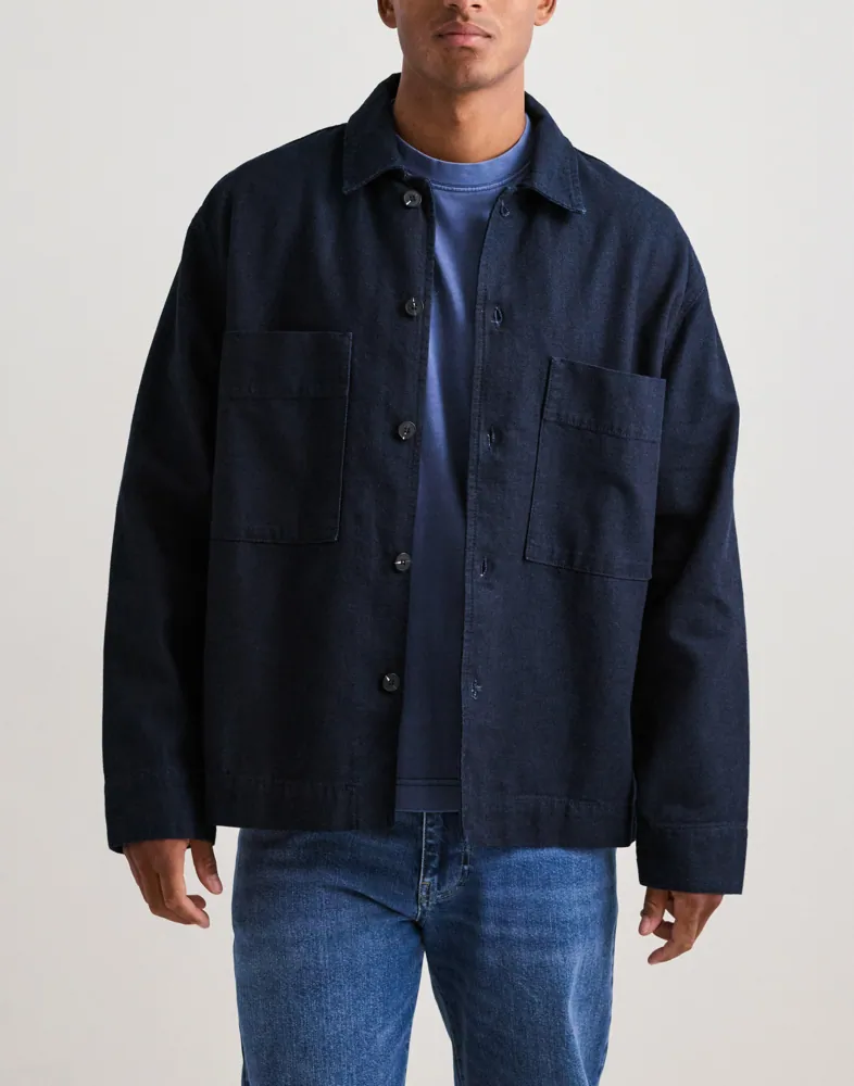 Slhrelaxed Paz Db 803 Denim Overshi Overshirts