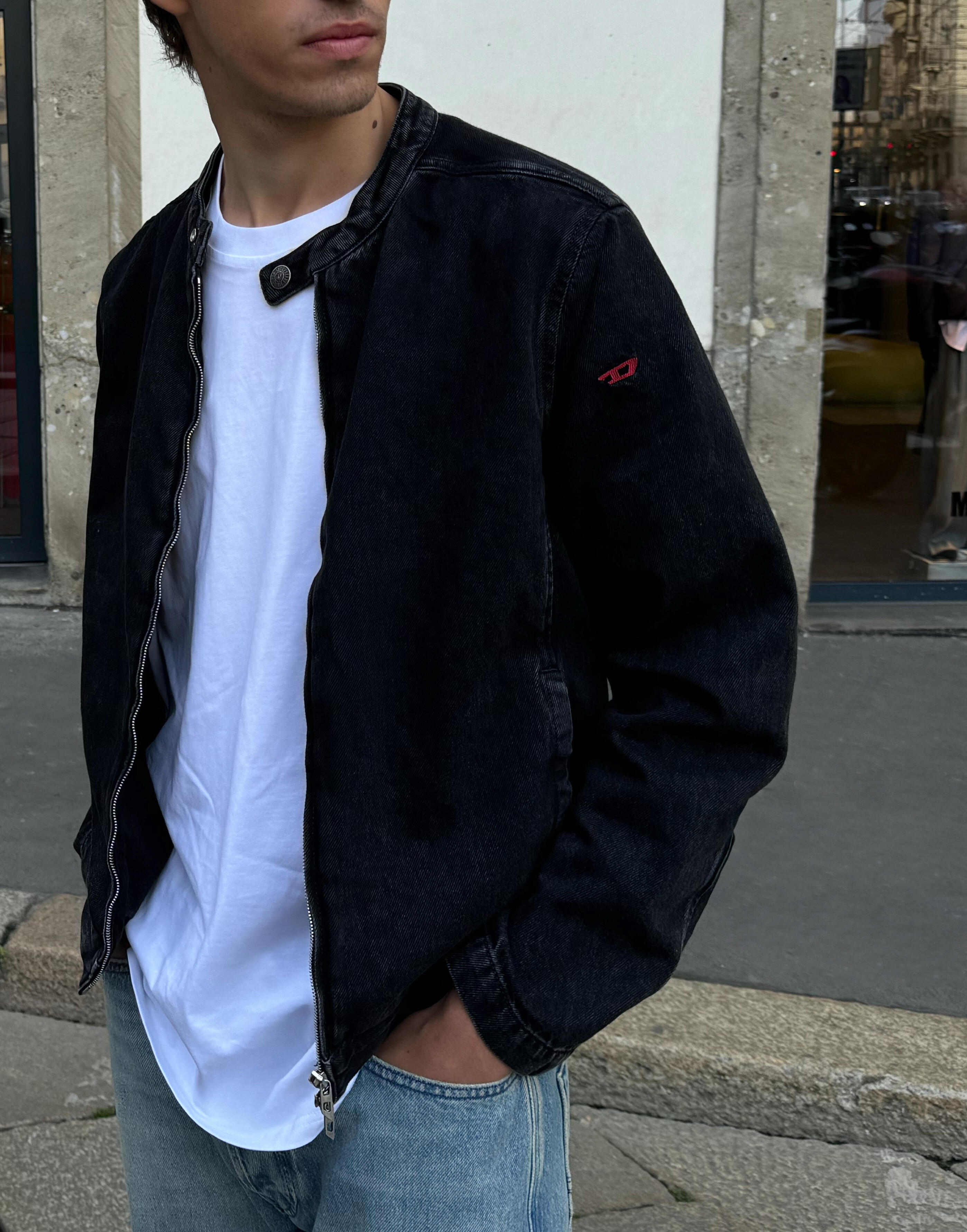 Buy Diesel D-GLORY JACKET - Black | NLYMAN