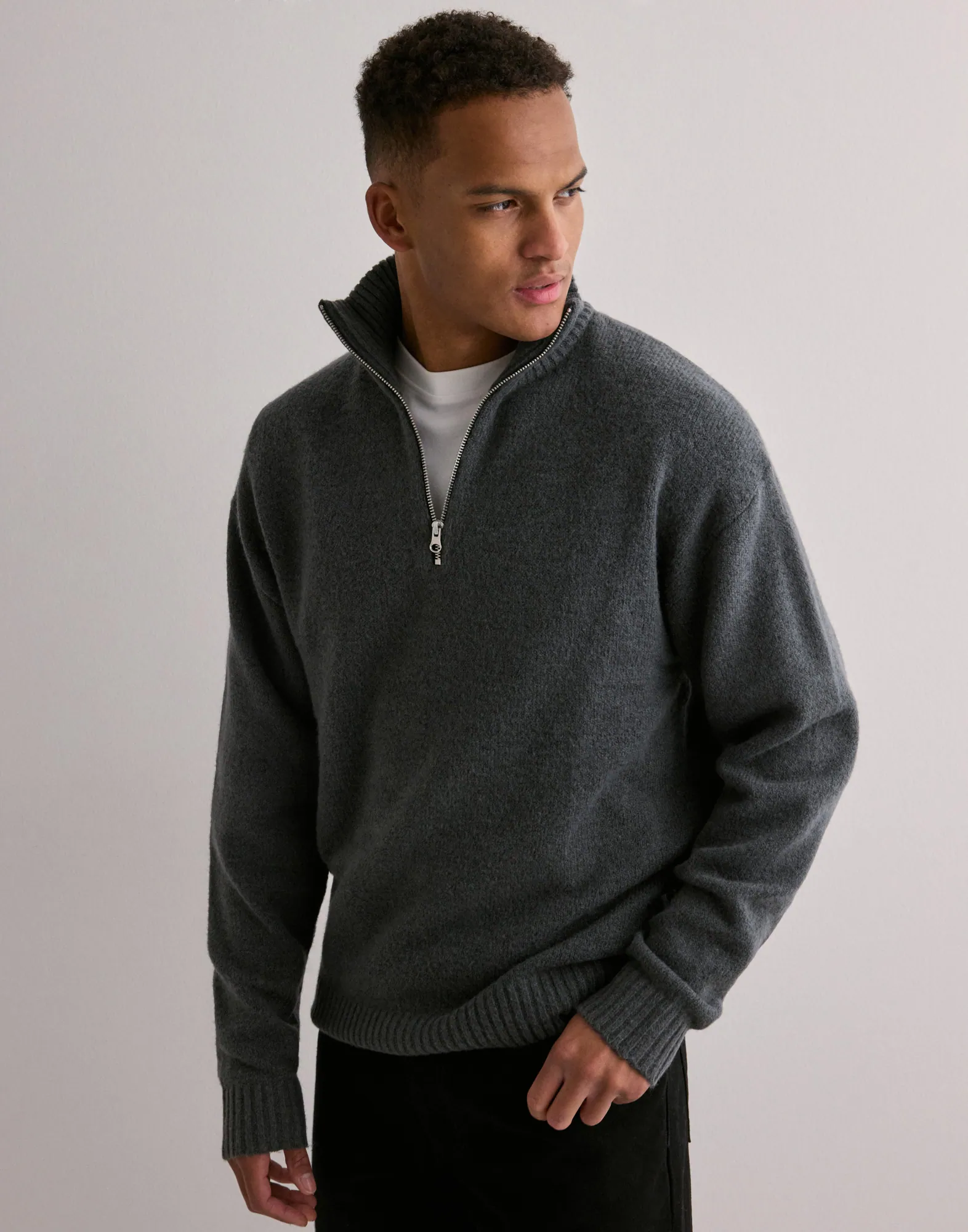 JOROLLIE KNIT HALF ZIP SN