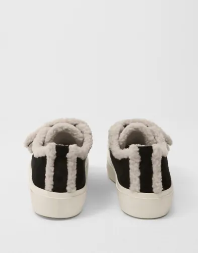 INUIKII Shearling Low Velcro låga sneakers dam – bild 3