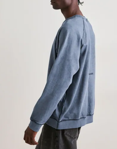 Selected Men Anrhackett Raglan Crew Neck Sweat Sweatshirts herr – bild 2