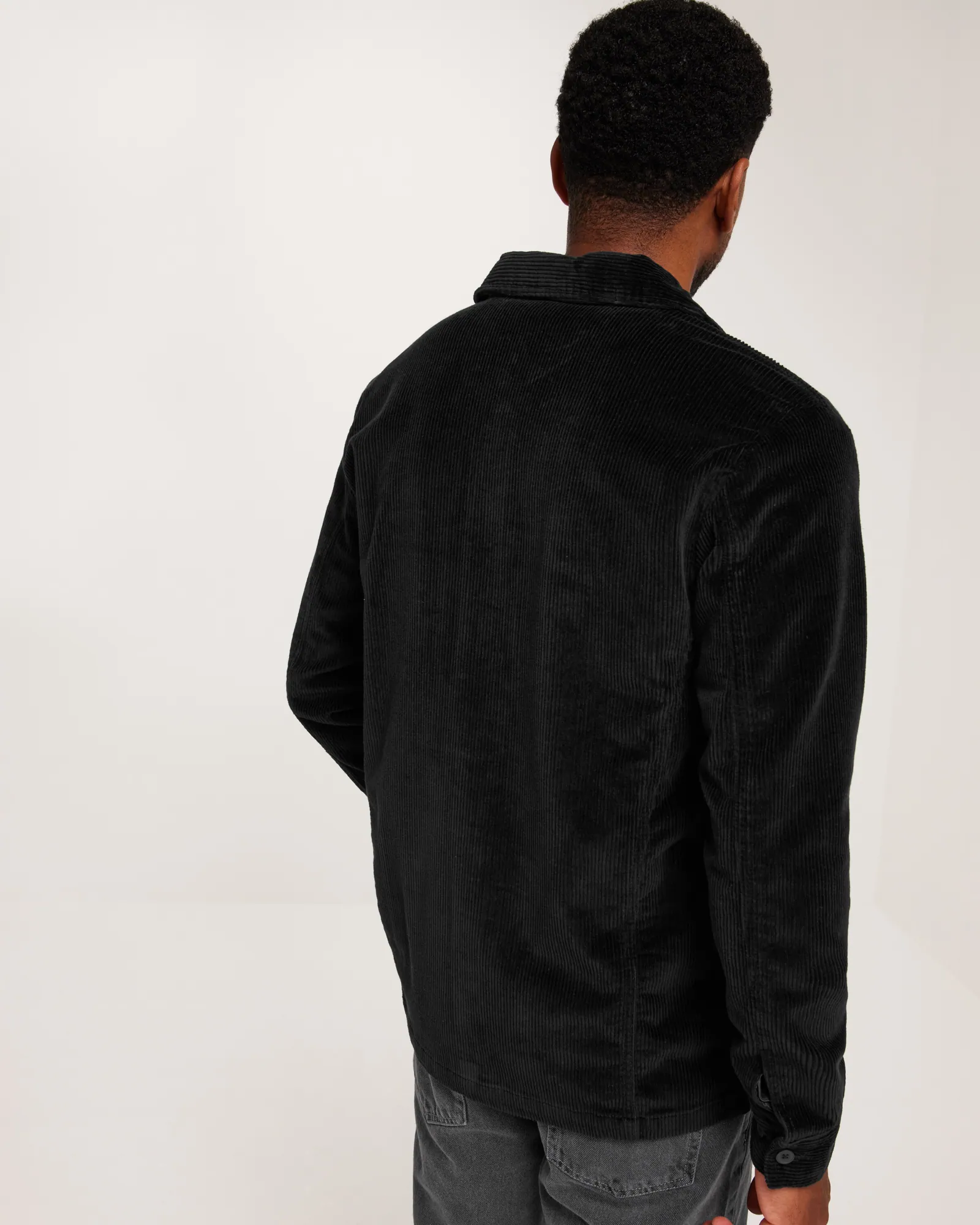 Stretched 8-wales corduroy overshirt - GOTS/Vegan