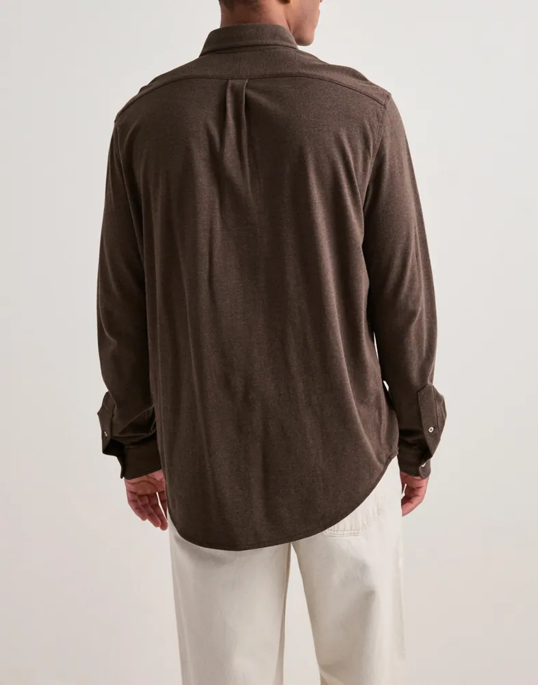 Polo Ralph Lauren Lsfbbdm5-long Sleeve-knit Enfärgade skjortor skjortor & blusar herr – bild 3
