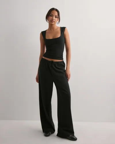 ONLY Onlthana Life Lw Wide Casual Pant C mjukisbyxor dam – bild 2