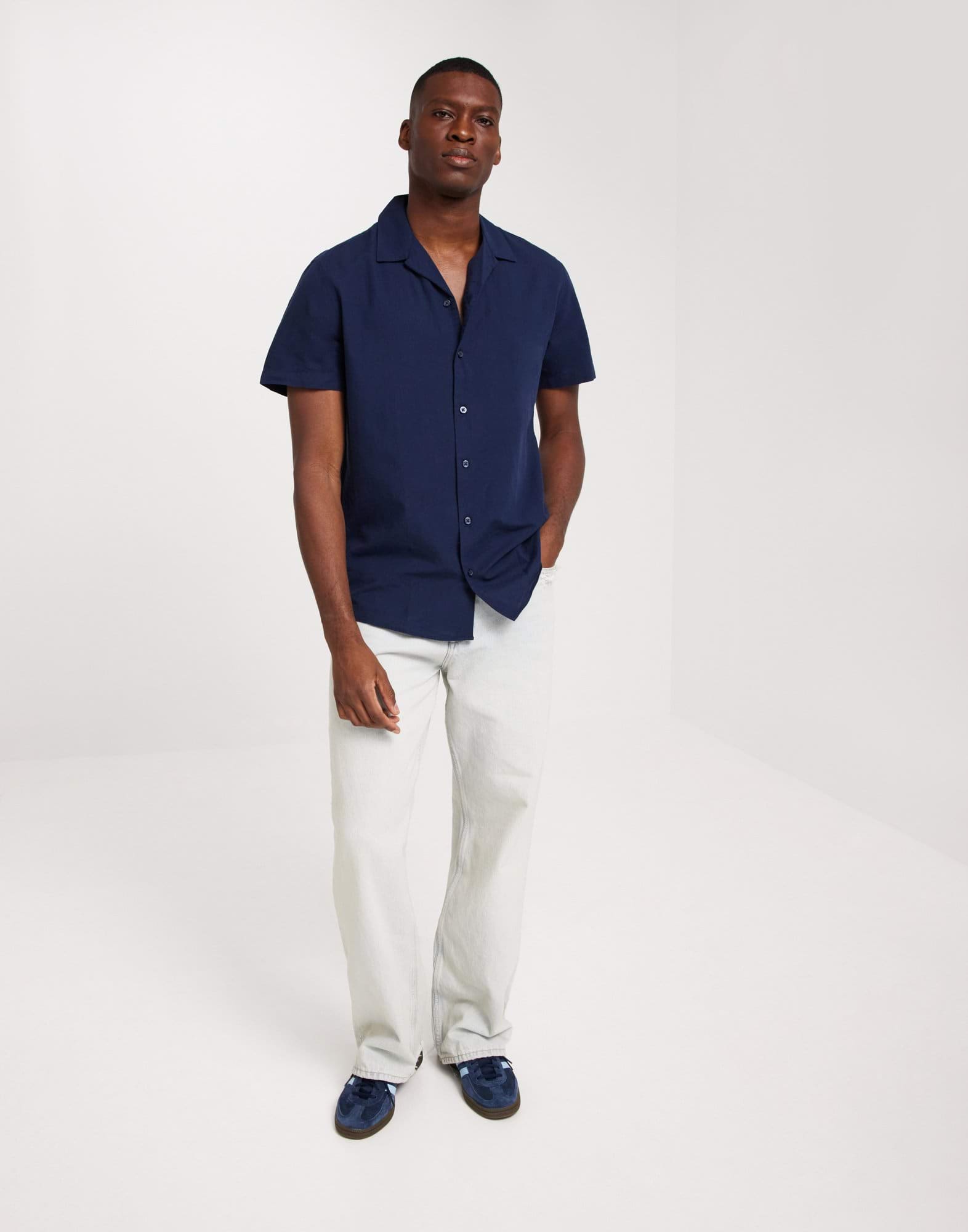 SLHREGNEW-LINEN SHIRT SS RESORT W