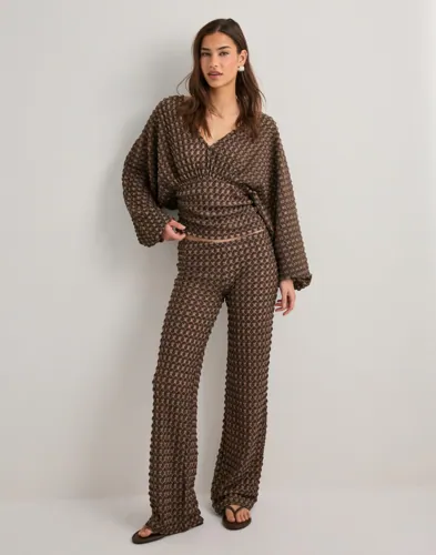 Nelly Dreamy Structure Pants mjukisbyxor dam – bild 3