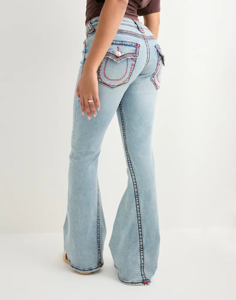 Buy True Religion JOEY LOW RISE FLARE FLAP SUP T_ - URBAN FADE 