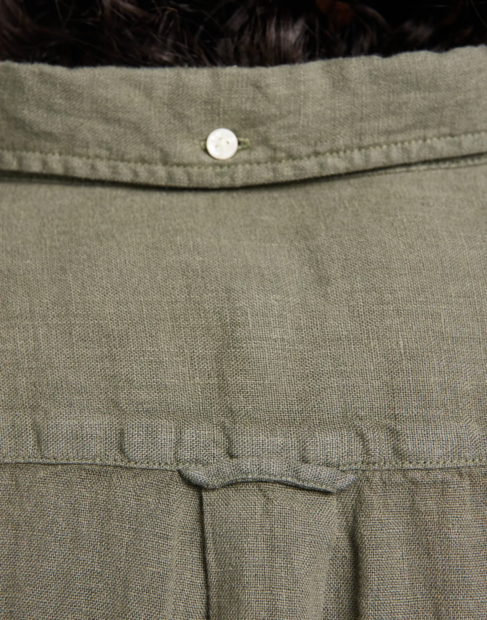 REG UT GMNT DYED LINEN SHIRT