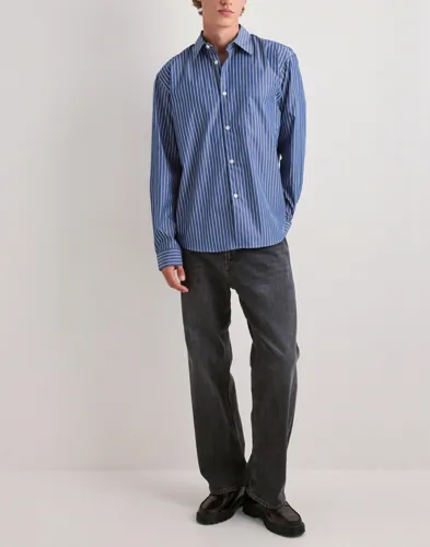 Selected Men Slmrlxsander Isak Poplin Ls Shirt N Vardagsskjortor herr – bild 5