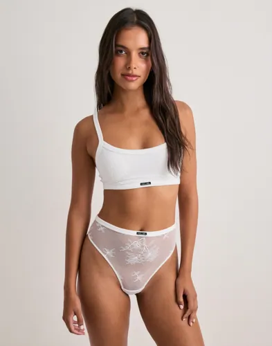 Calvin Klein Underwear - Vit - High Leg Thong