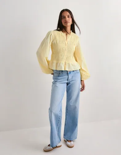 Nelly Flirty Smock Blouse blusar dam – bild 2