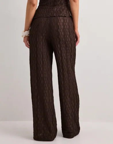 Vero Moda - Brun - Vmtamina Mw Wide Pant Jrs Exp