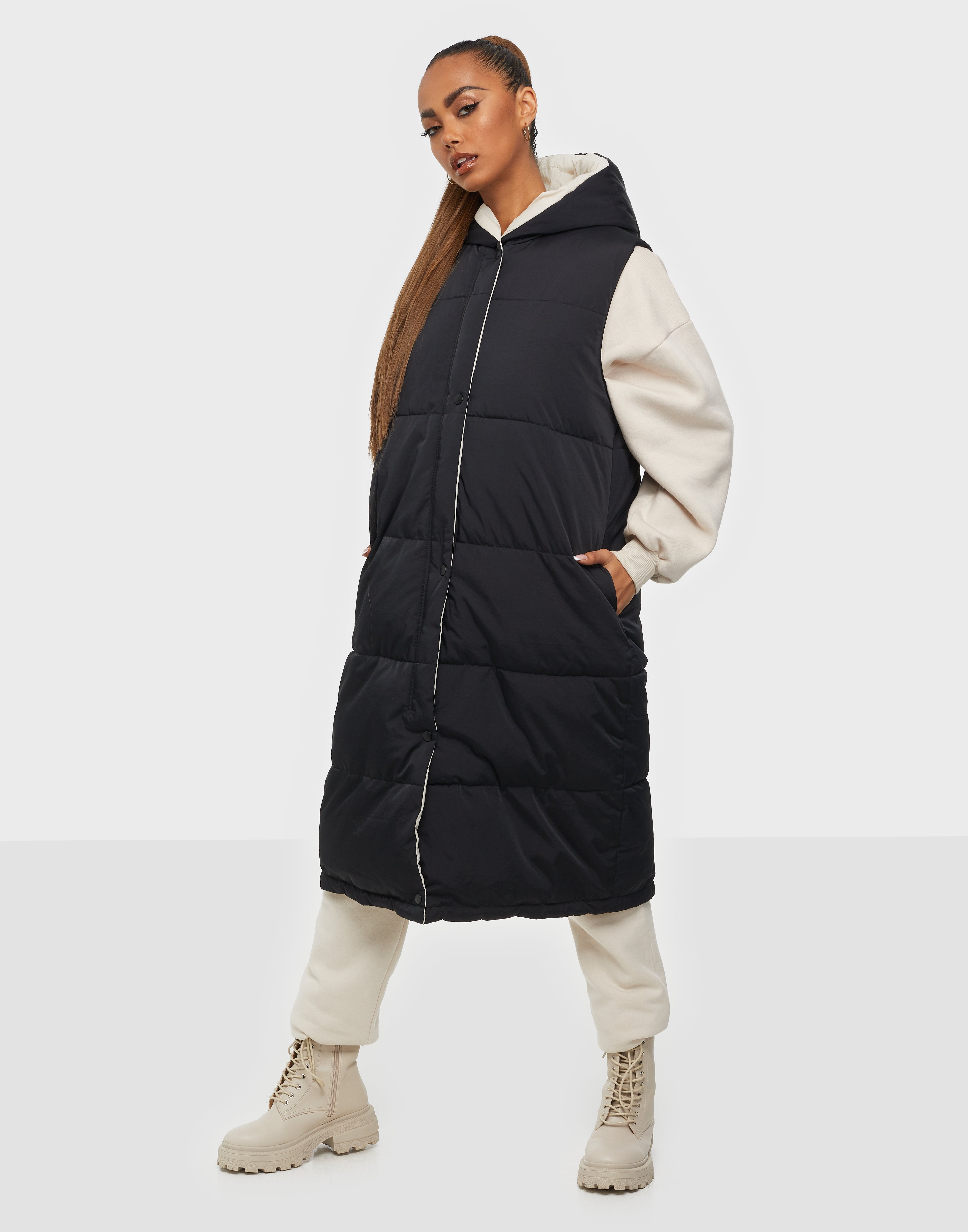 【SATIIIZ】Alon Checkered Hooded Vest Checkered vest – webeyez analytics
