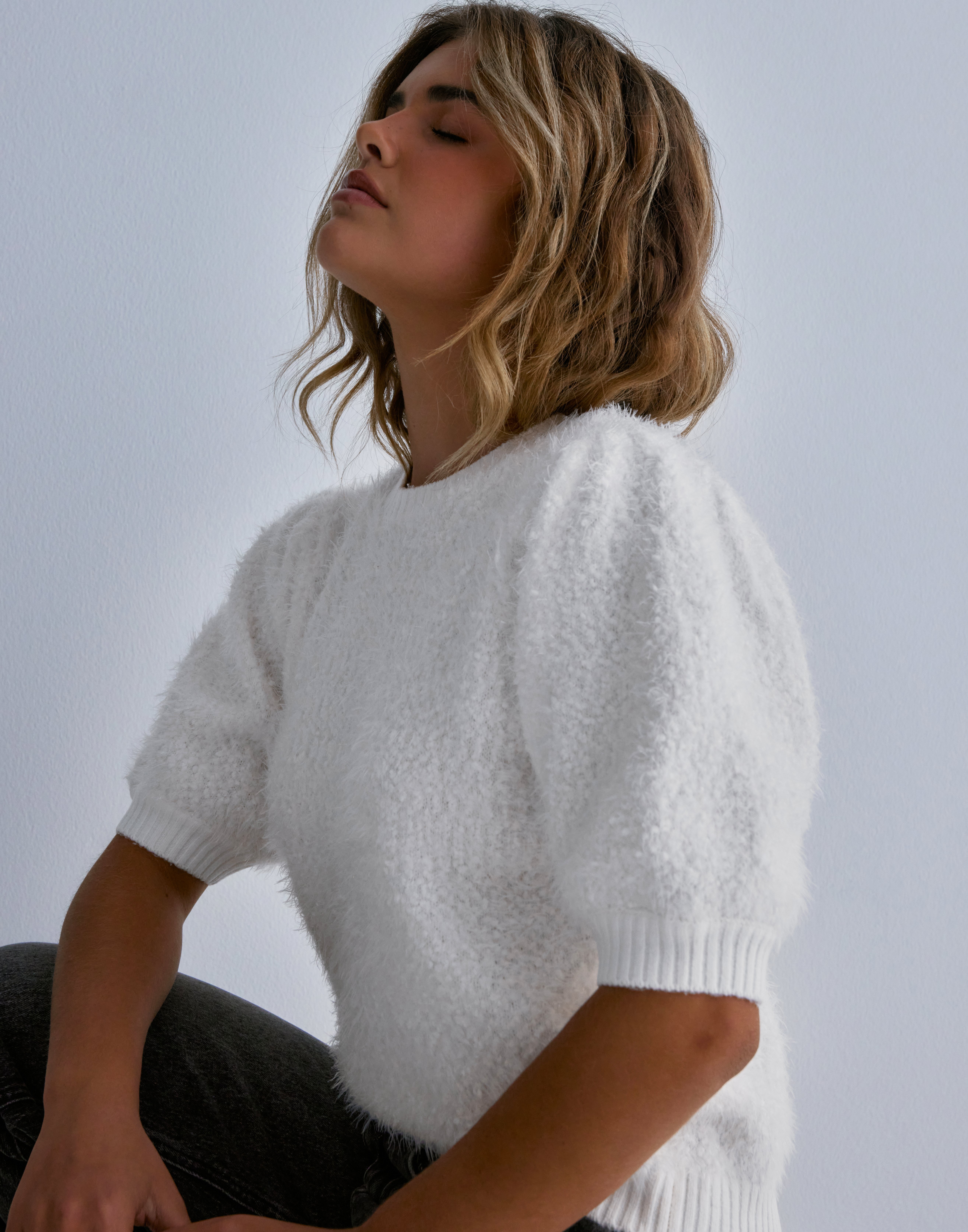 トップス 22ss Theory Structure Knit Noll SS C Performance Knit Tailored Shirt | Theory