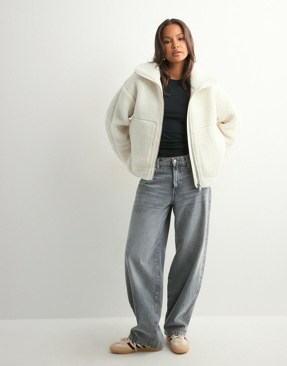 Buy Only ONLASPEN LIFE TEDDY JACKET OTW - Cloud Dancer | Nelly.com