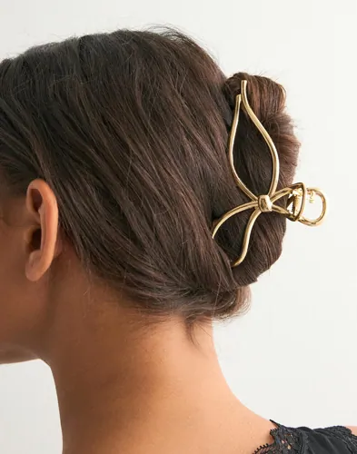 Pieces - Guld - Pcfiana Hairshark Box