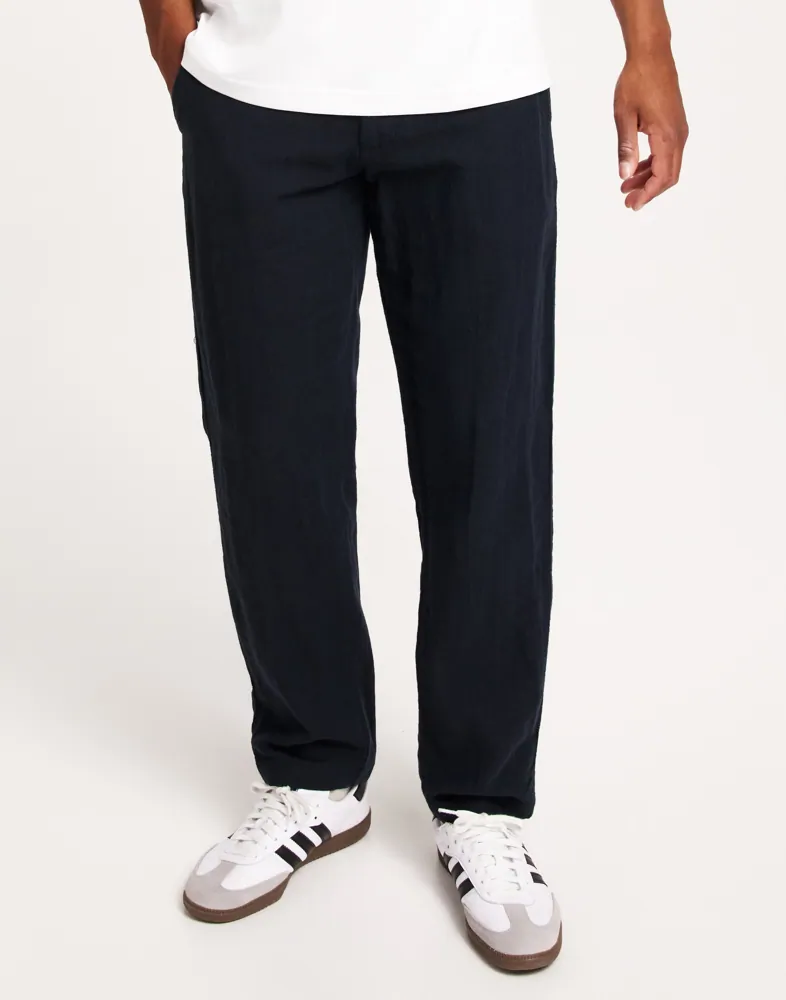 SLH196-STRAIGHT MADS LINEN PANT NOO