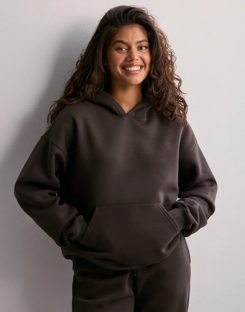 Buy Gina Tricot Basic original hoodie Dark Brown