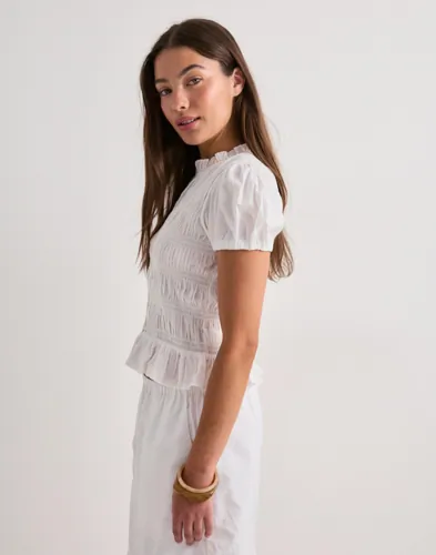 Nelly Puff Sleeve Smock Blouse blusar dam – bild 2