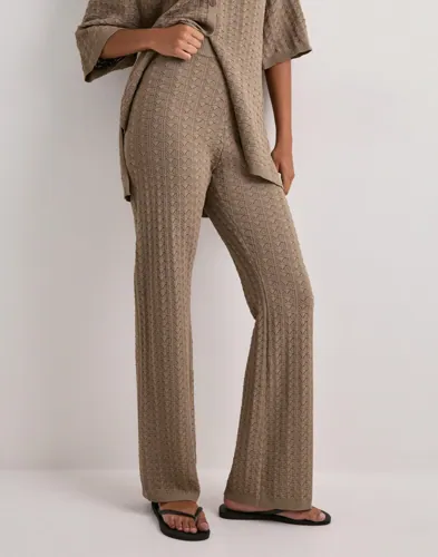 Neo Noir - Brun - Rizzy Fine Crochet Pants