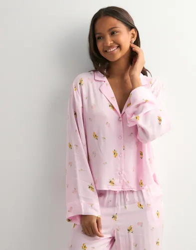 Hunkemöller - Pink - Jacket Ls Viscose Lemon