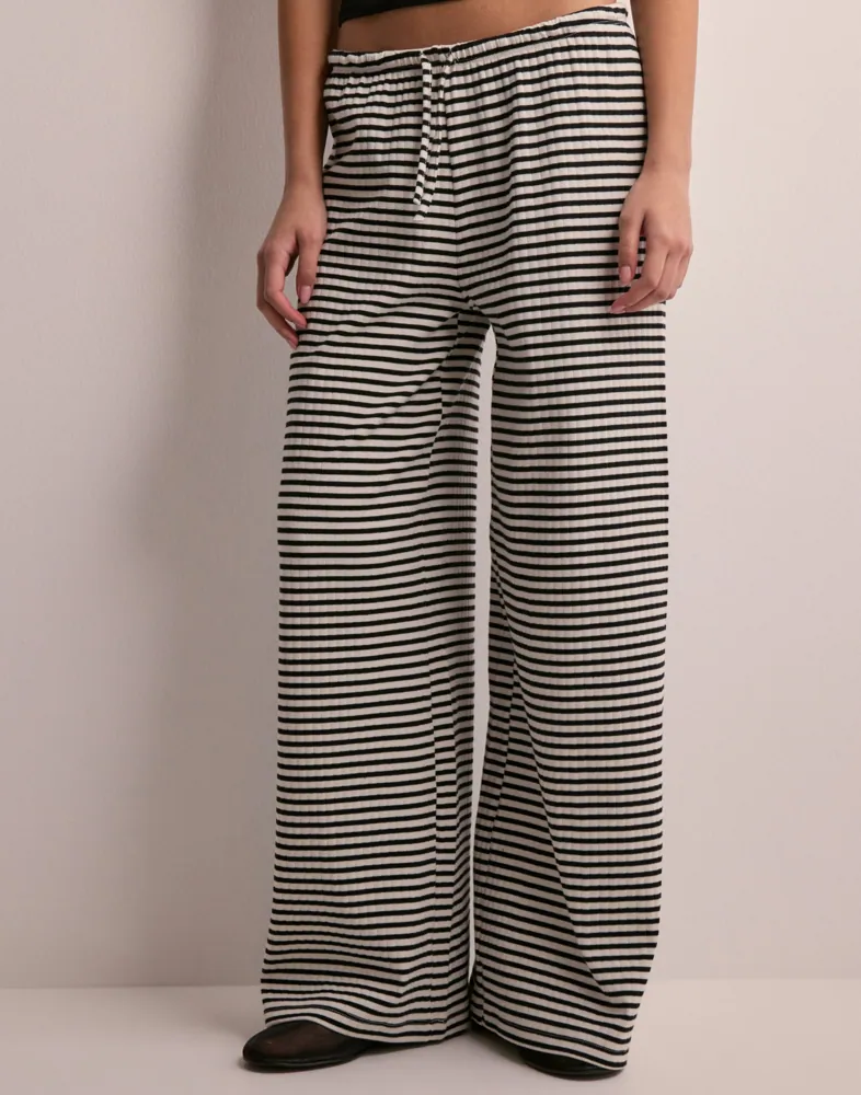 Striped soft trousers