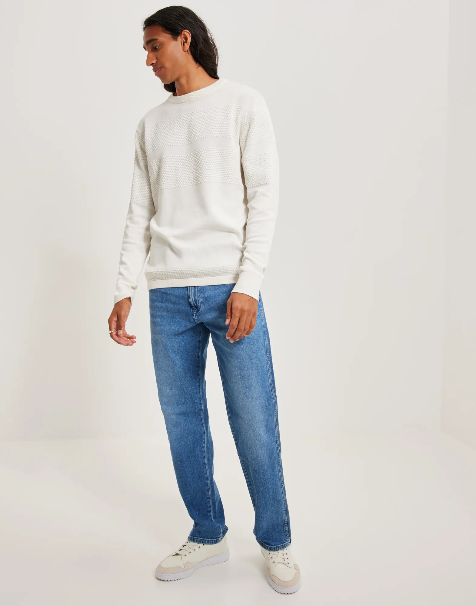 SLHMAINE LS KNIT CREW NECK W NOOS