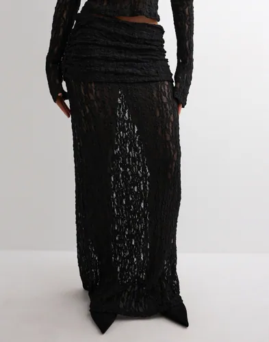 Nelly - Sort - Romantic Lace Maxi Skirt