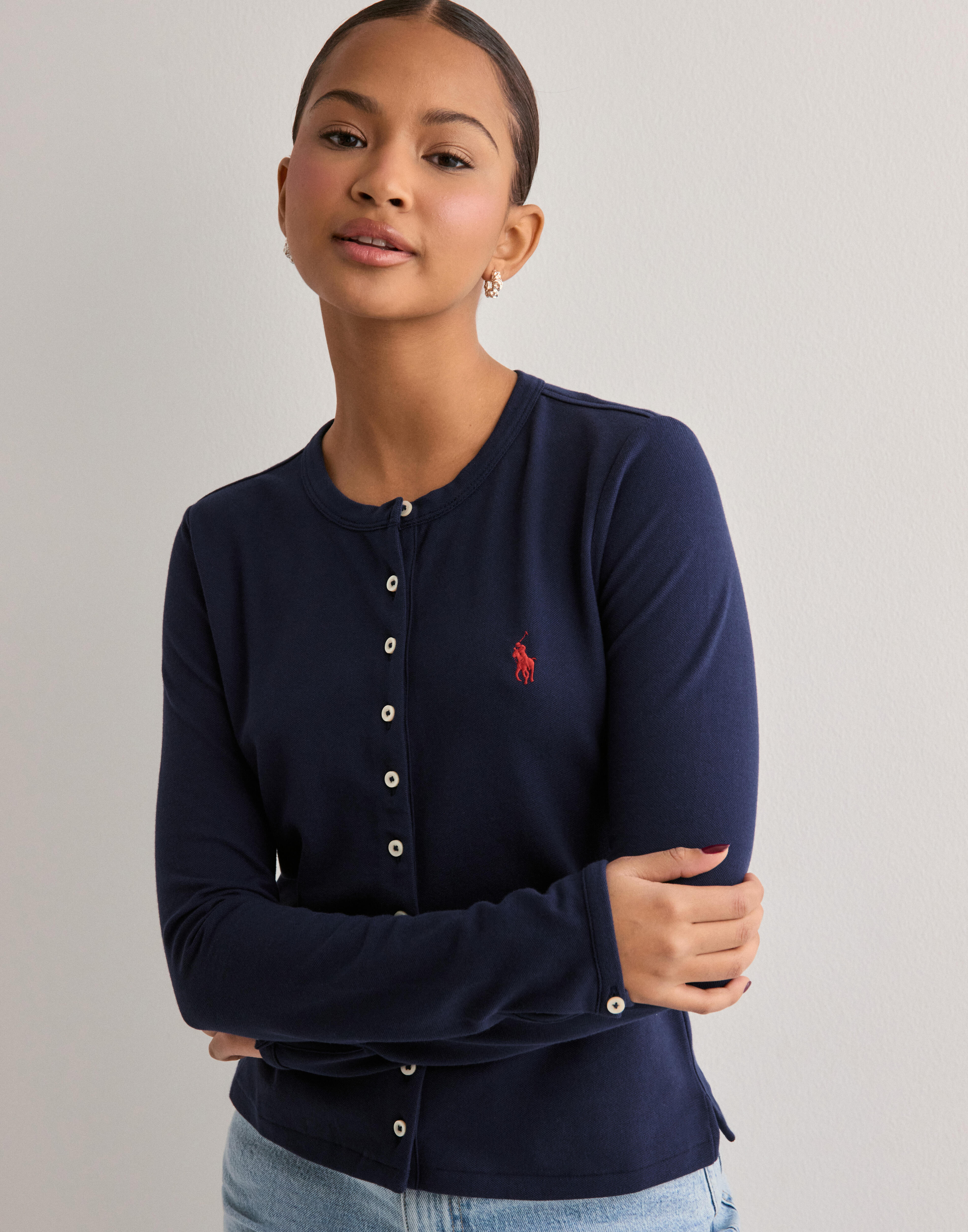 Buy Polo Ralph Lauren CN MSH BT-LONG SLEEVE-CARDIGAN - Navy