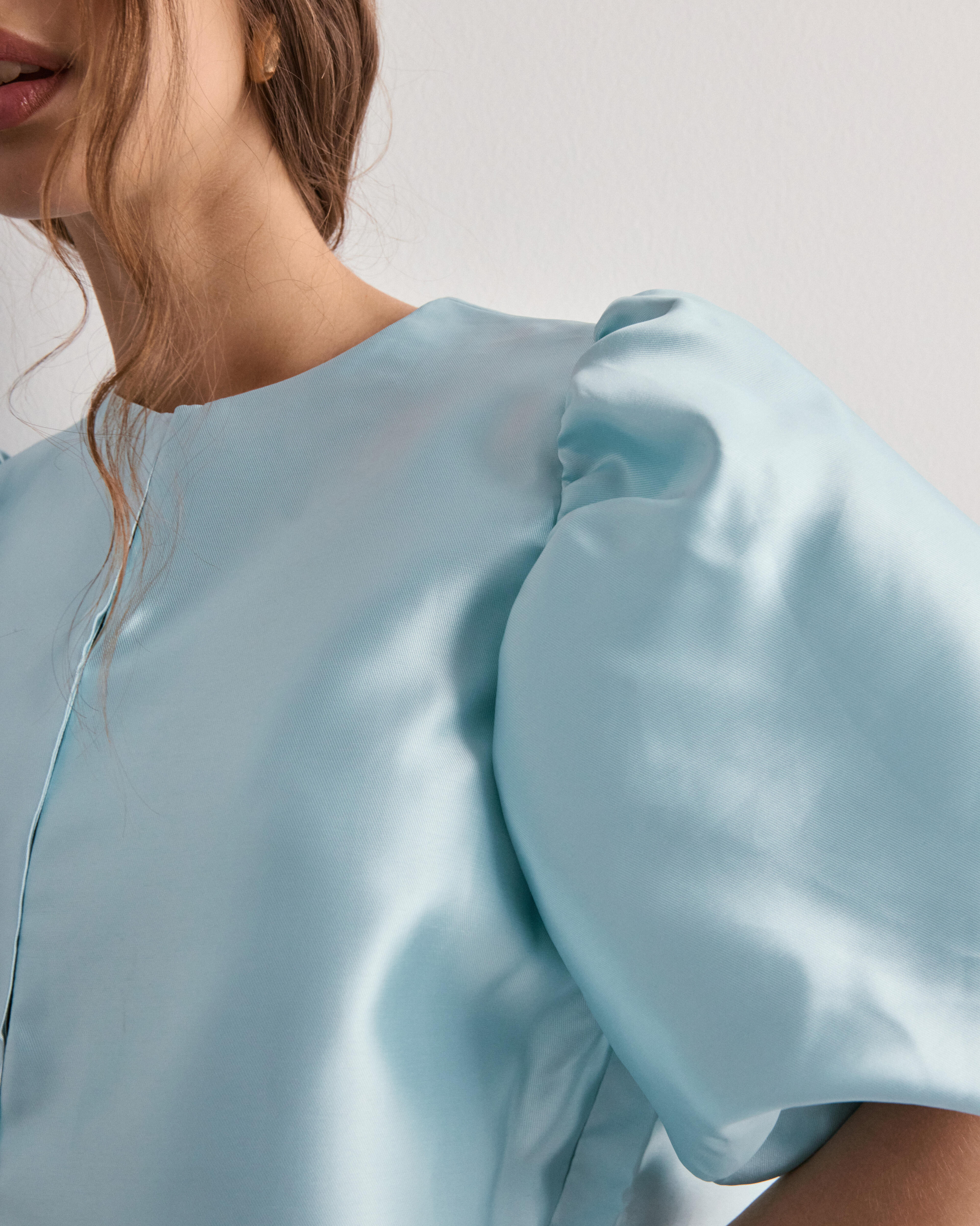 apolina◇Malena Blouse◇3-5y 체크앤도트