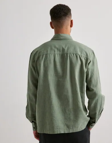 ONLY & SONS Onscaiden Ls Overshirt Linen Blend Overshirts herr – bild 2