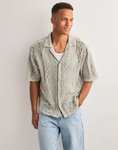 ONLY & SONS Onsnovak Rlx Resort Ss Lace Shirt Mönstrade skjortor herr – bild 3