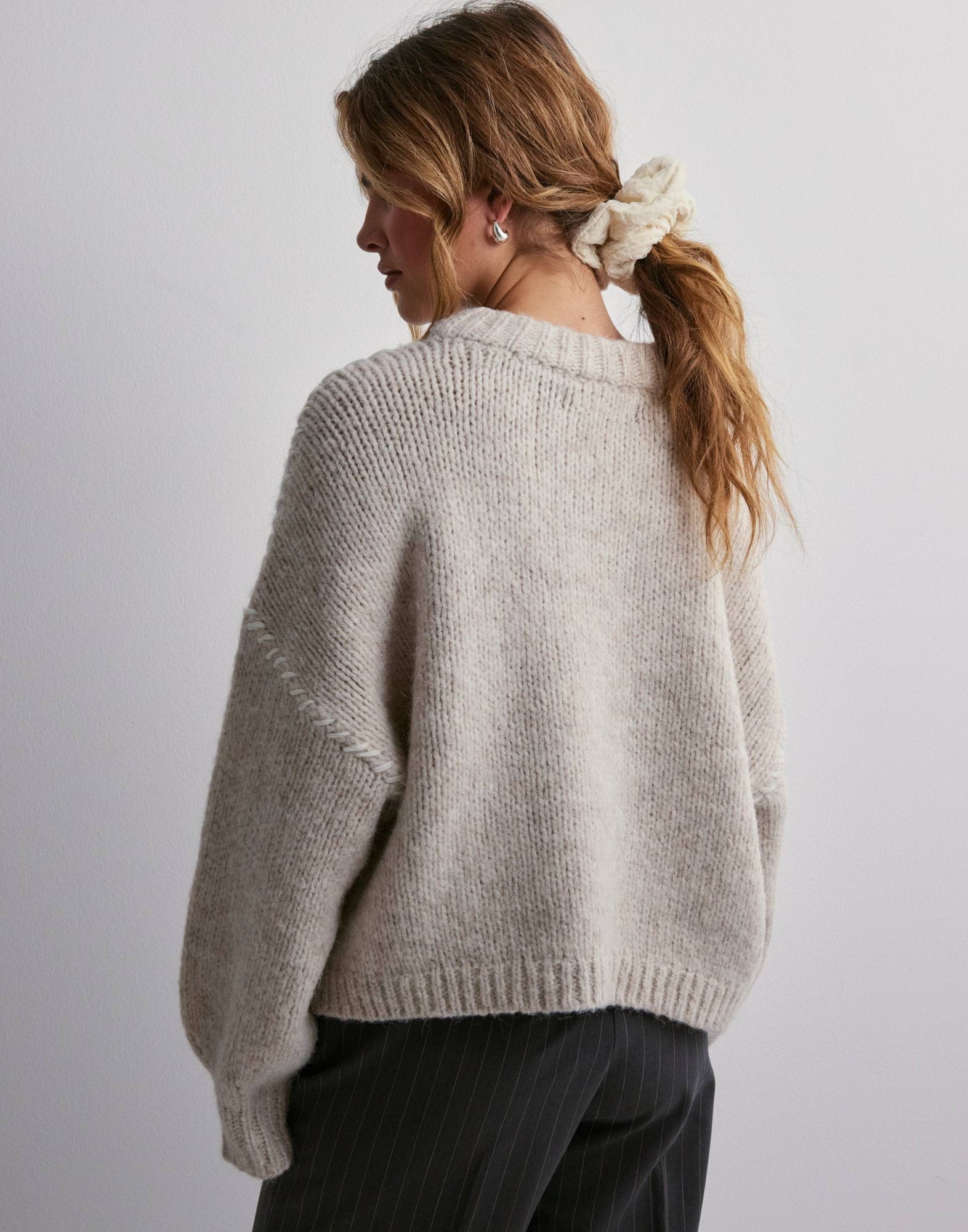 VMLeonor Stitch 3/4 O-neck Pullover Boo