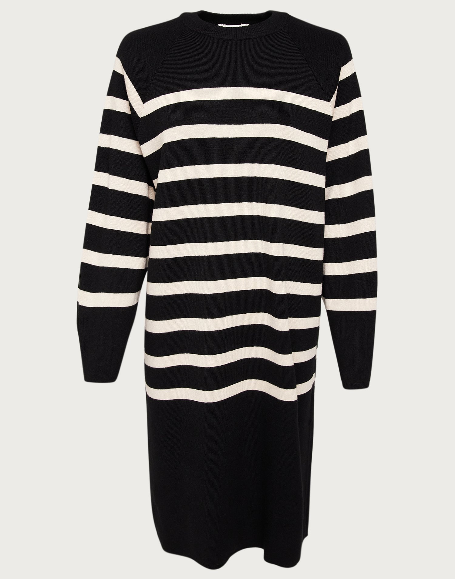 Buy OBJECT OBJESTER L/S KNIT DRESS NOOS - Black Sandshell | Nelly.com