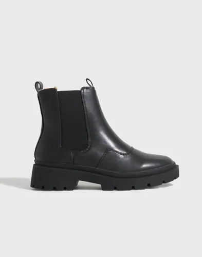 Nelly - Sort - Warm Chelsea Boot