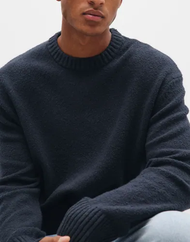 Selected Men Slmalex Ls Knit Crew Neck Noos Sweatshirts herr – bild 3