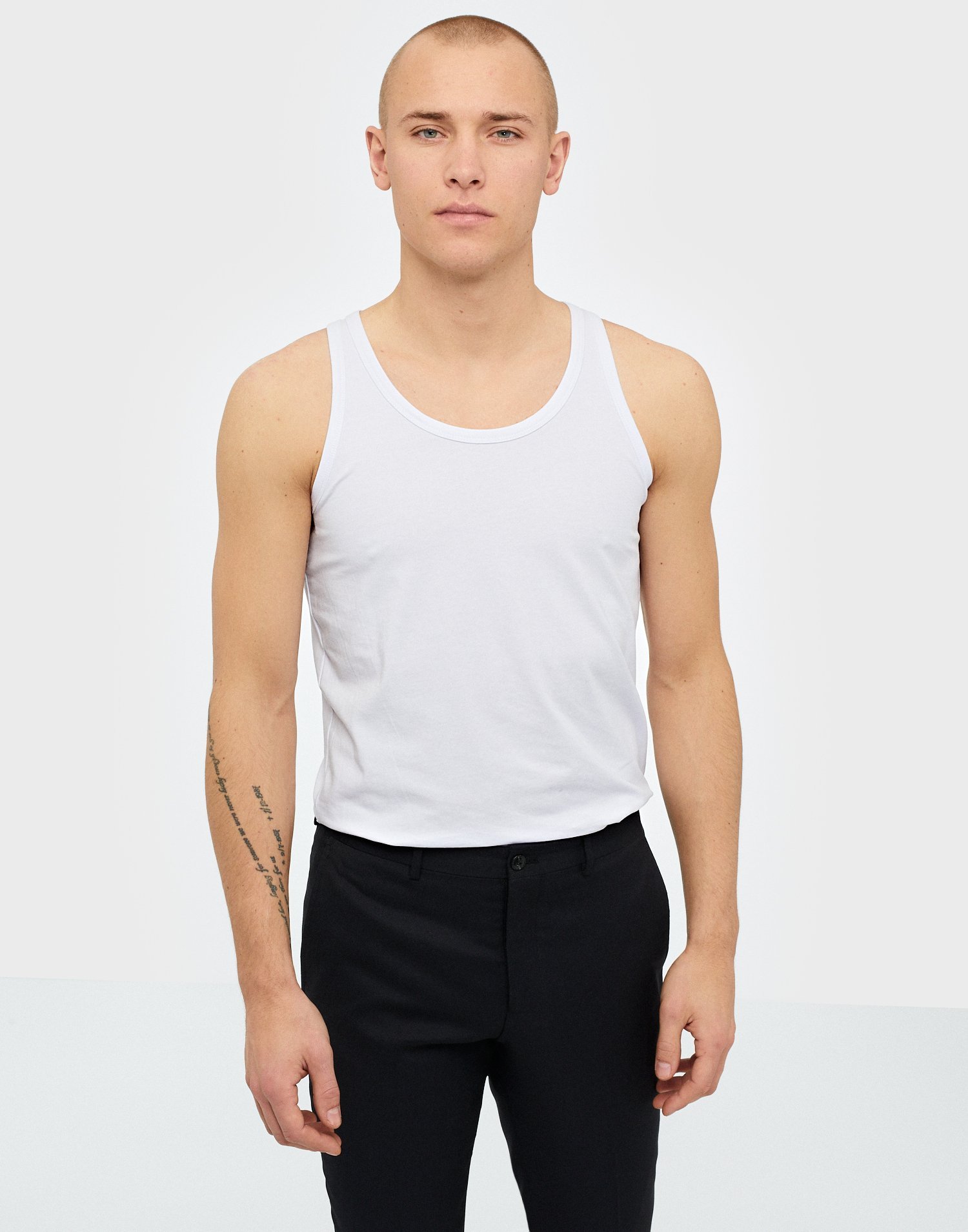 Jack & Jones Basic Tank Top Noos Tanktoppe Hvid