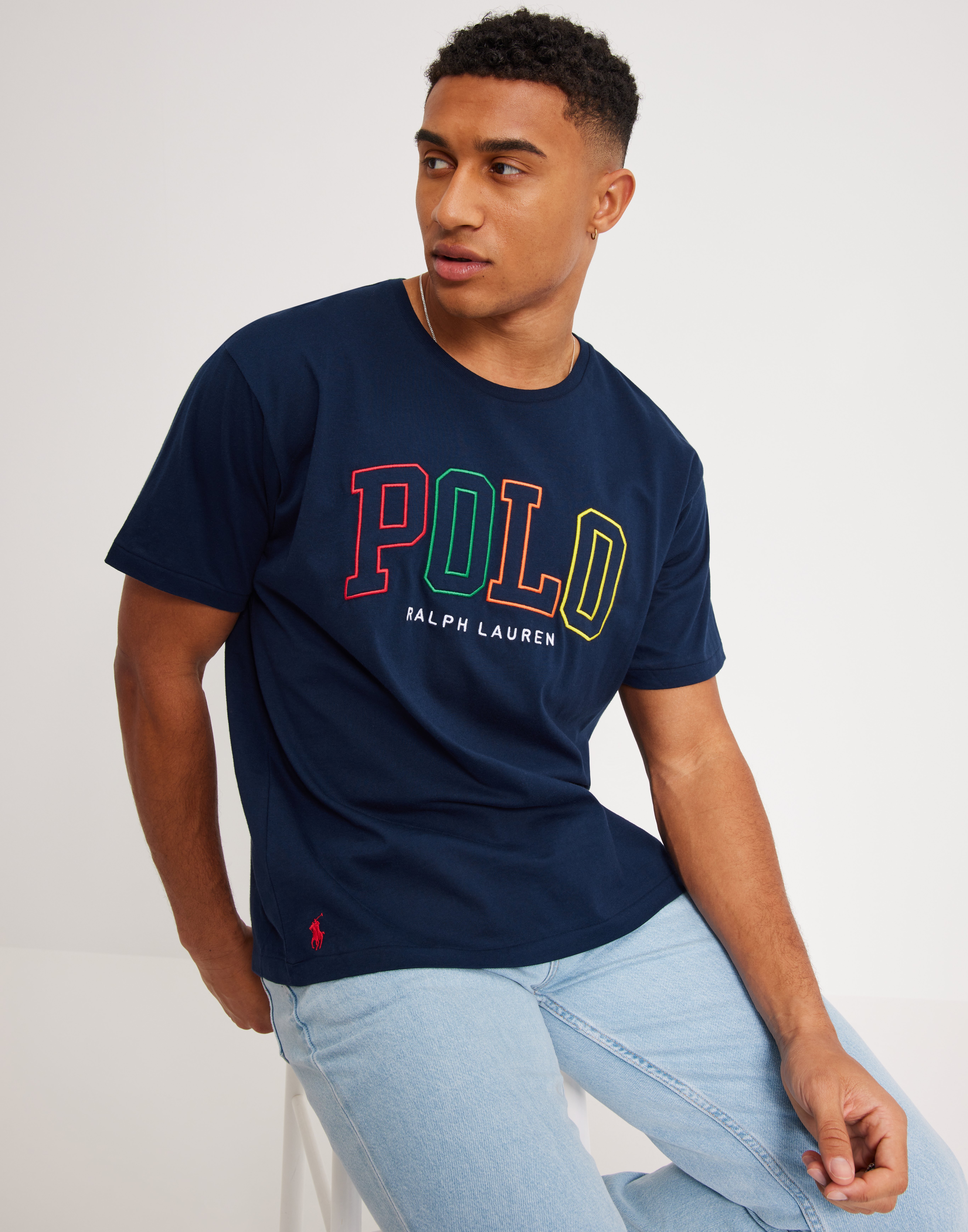 Navy short sleeve ralph lauren shirt online