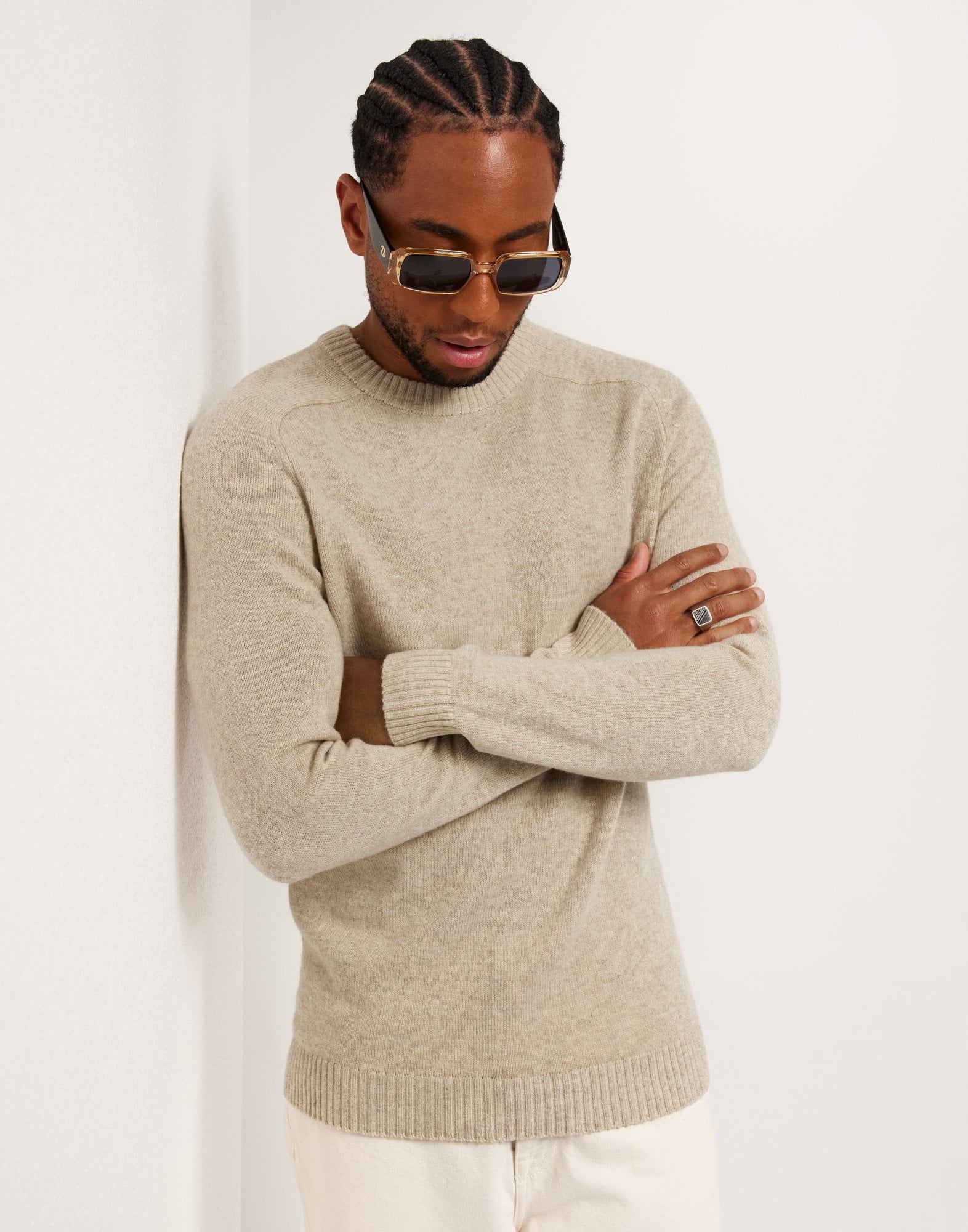 SLHNEWCOBAN LAMBS WOOL CREW NECK W