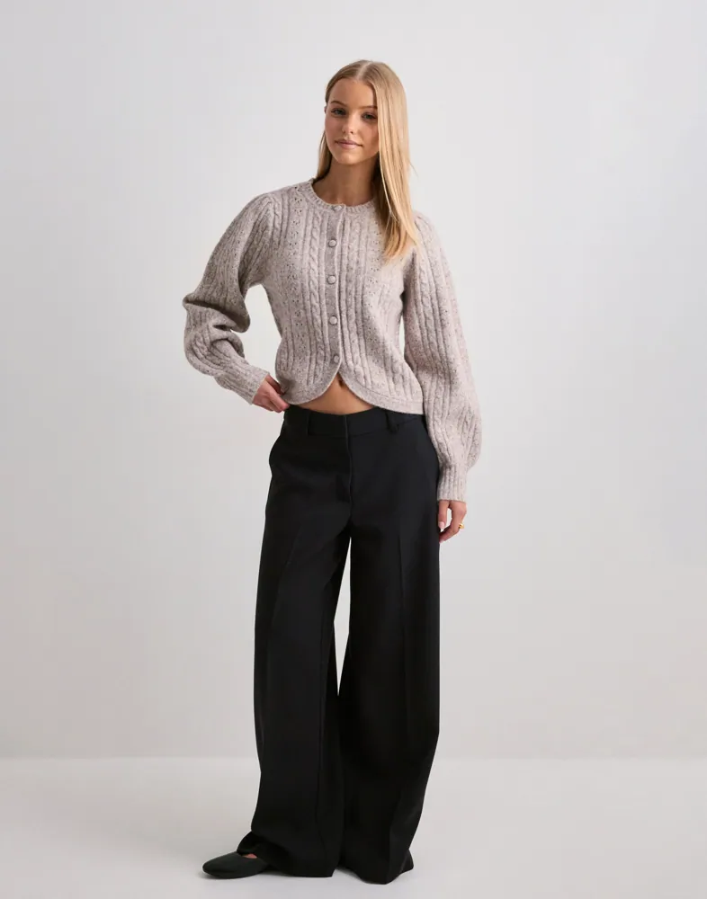 NEO NOIR Koteas Cable Knit Cardigan dam – bild 2