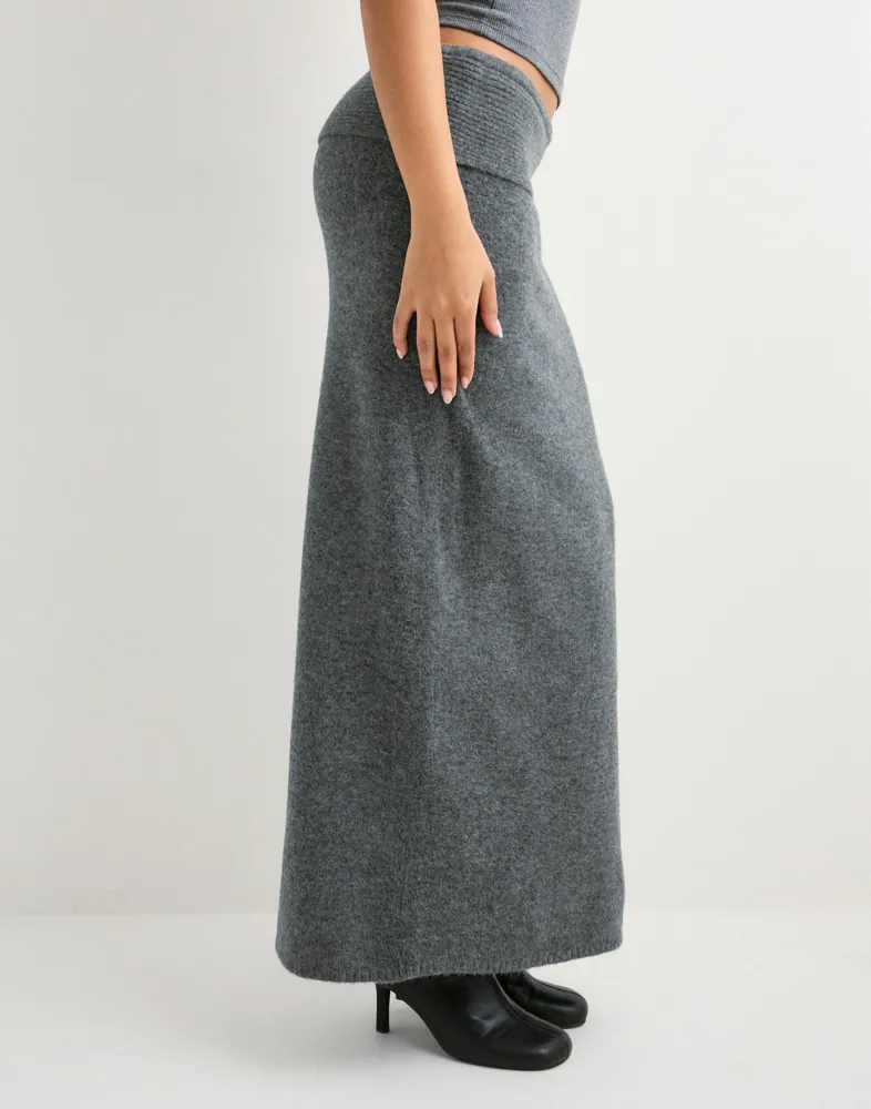 PIECES Pcjiko Mw Folddown Ankel Knit Skirt kjolar dam – bild 2