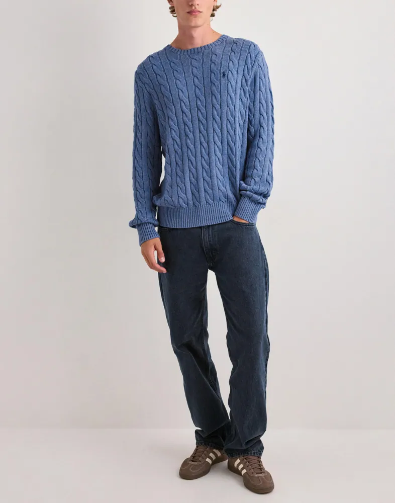 Polo Ralph Lauren Ls Driver Cn-long Sleeve-pullo Stickade tröjor herr – bild 2