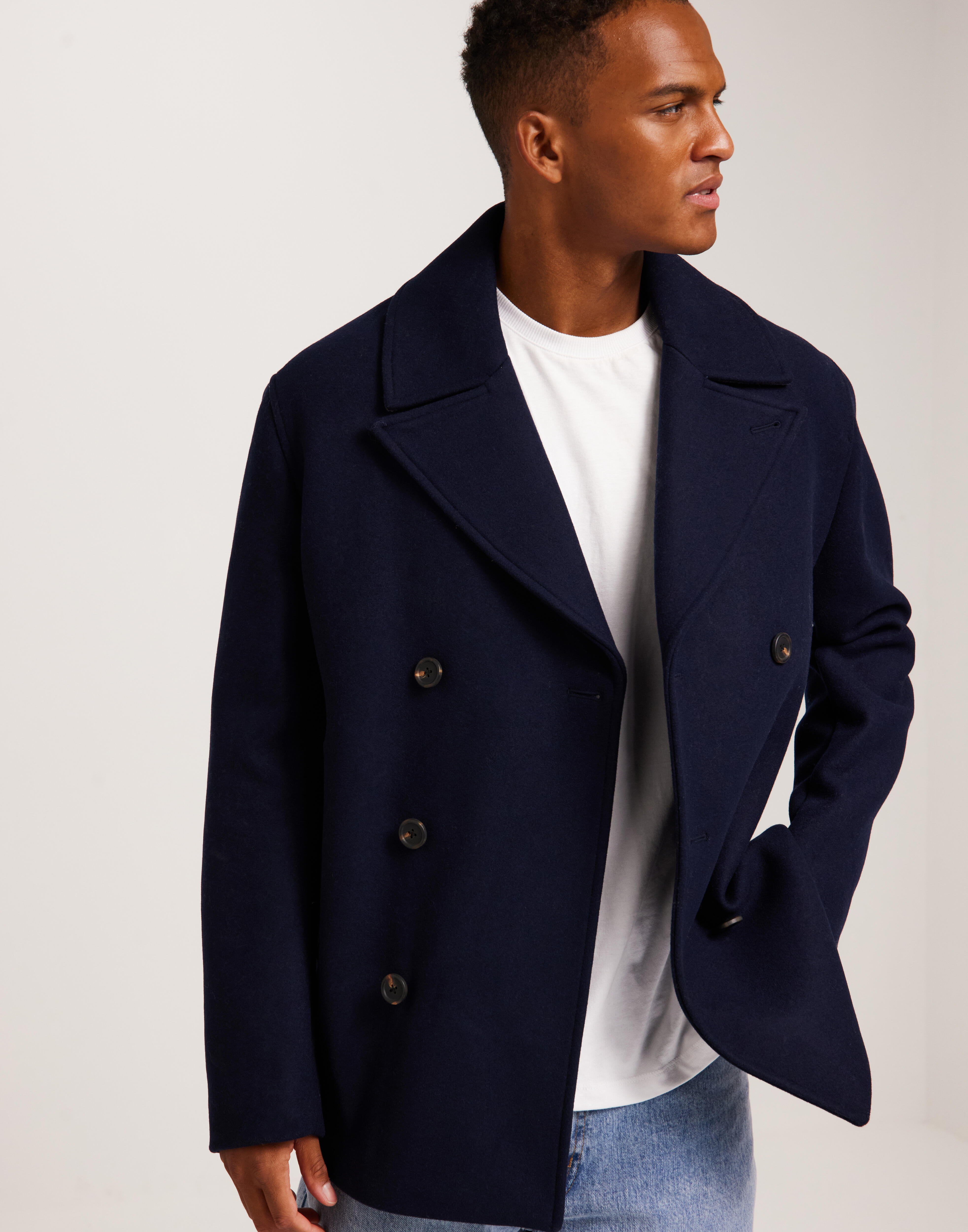 Buy Selected Homme SLHARCHIVE PEACOAT 2.0 Sky Captain NLYMAN