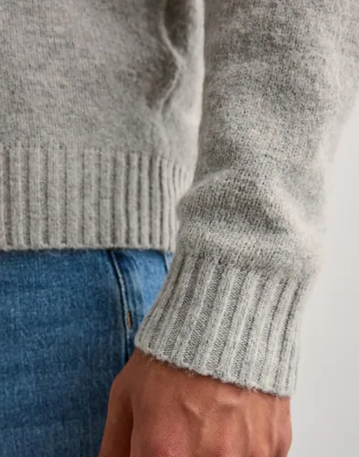 JACK & JONES Jjsoho Ollie Knit Split Neck Ln Långärmad piké pikéer herr – bild 3