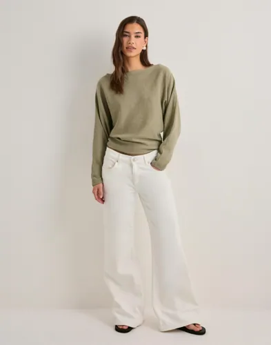 Nelly Effortless Knit LS Sweater stickade tröjor dam – bild 2
